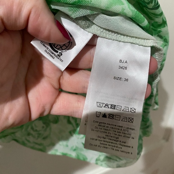 NWOT Ganni Mesh Turtleneck - Picture 5 of 9